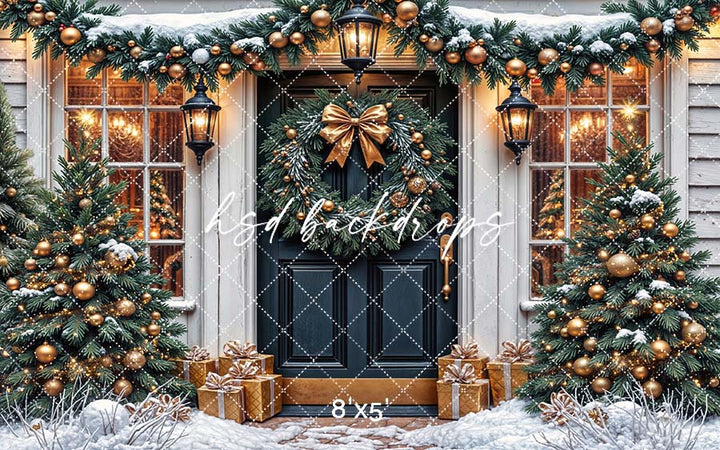 Frost & Gold Front Door (sweep options)