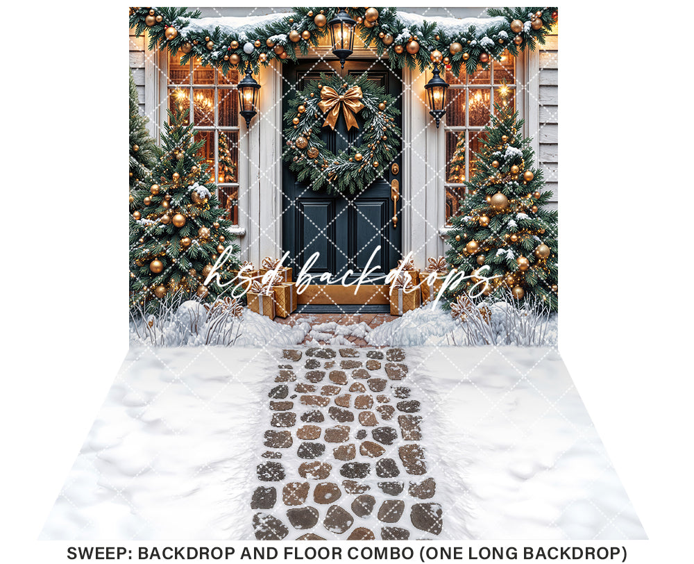 Frost & Gold Front Door (sweep options)