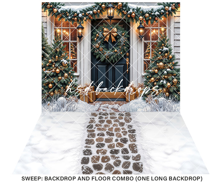 Frost & Gold Front Door (sweep options)