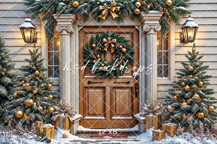Gilded Wreath Door (sweep options)