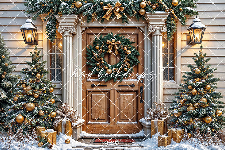 Gilded Wreath Door (sweep options)