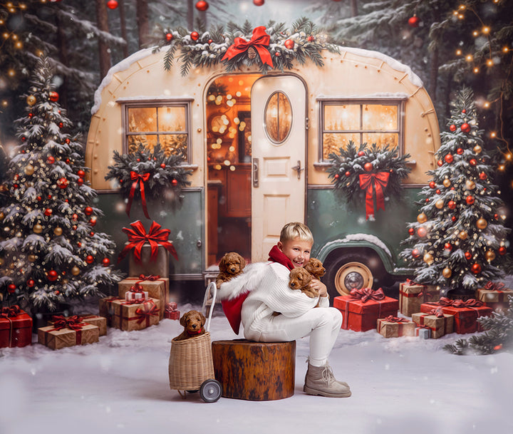 Happy Holiday Camper (sweep options)