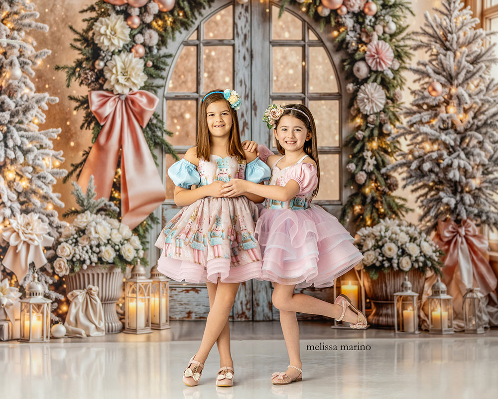 Sugarplum Entrance - Holiday Photo Background (sweep options)