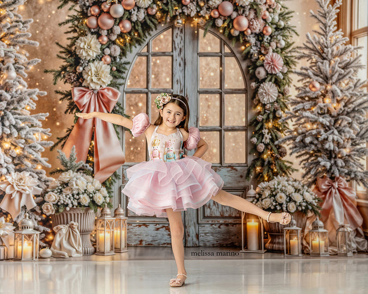 Sugarplum Entrance - Holiday Photo Background (sweep options)