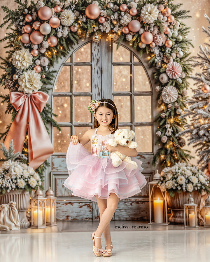 Sugarplum Entrance - Holiday Photo Background (sweep options)
