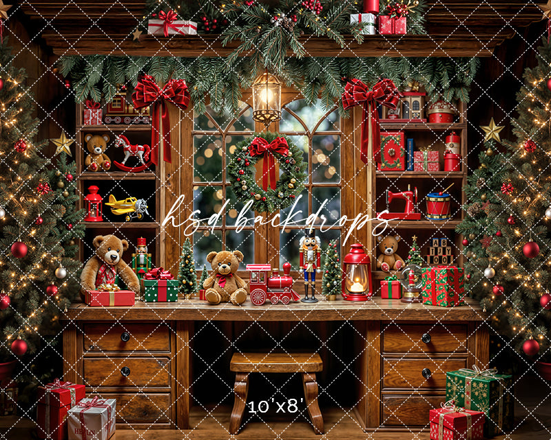 Santa's Toy Workshop Bench (sweep options)