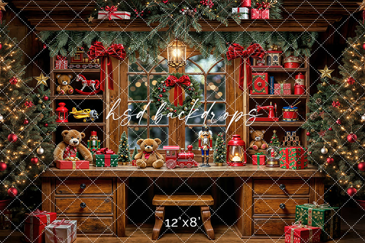 Santa's Toy Workshop Bench (sweep options)