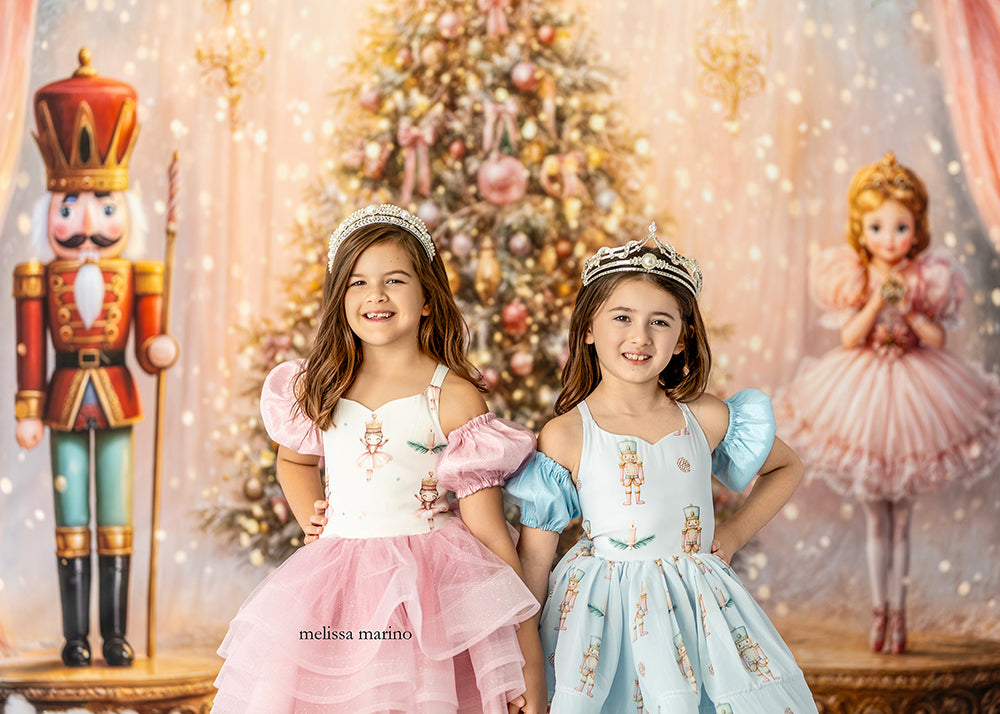 Nutcracker Ballet Dreams * Christmas Portrait Backdrop (sweep options)