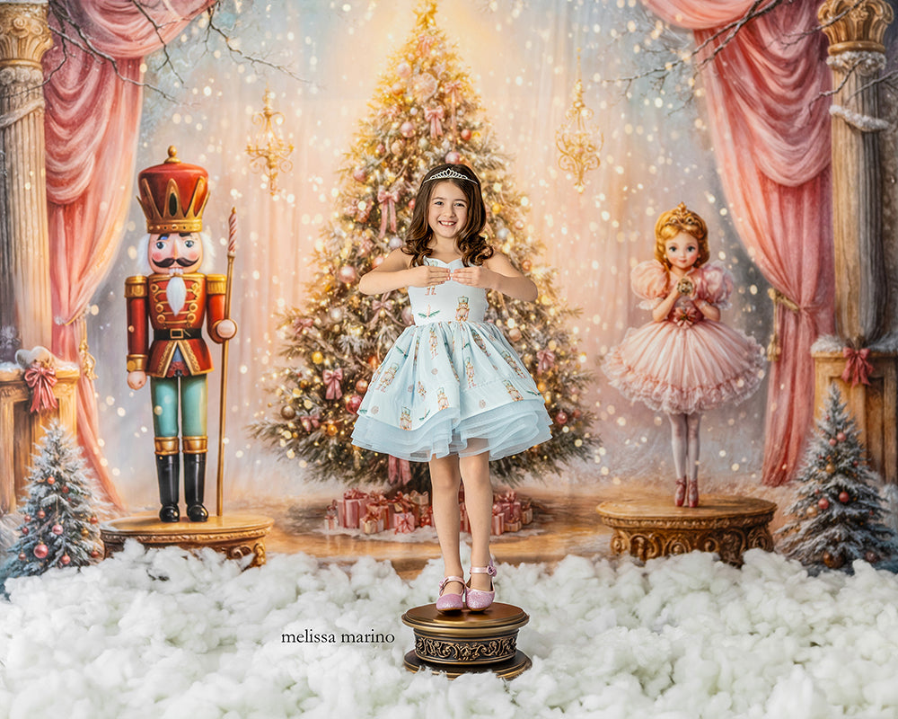 Nutcracker Ballet Dreams * Christmas Portrait Backdrop (sweep options)