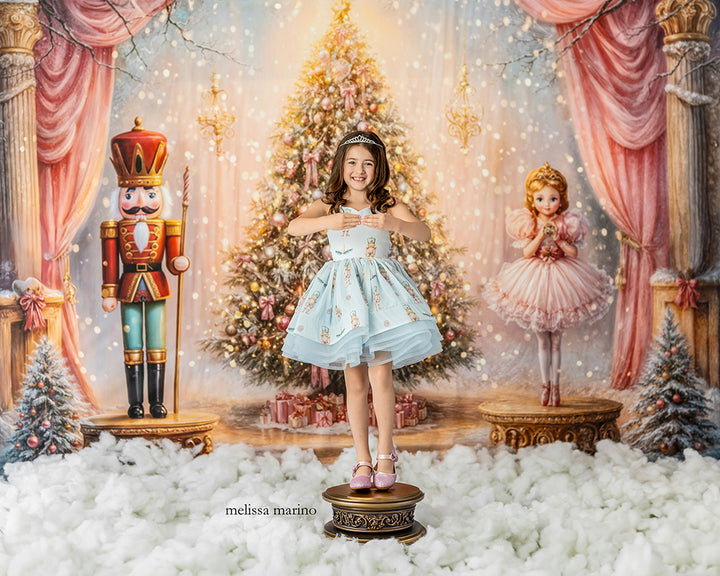 Nutcracker Ballet Dreams * Christmas Portrait Backdrop (sweep options)