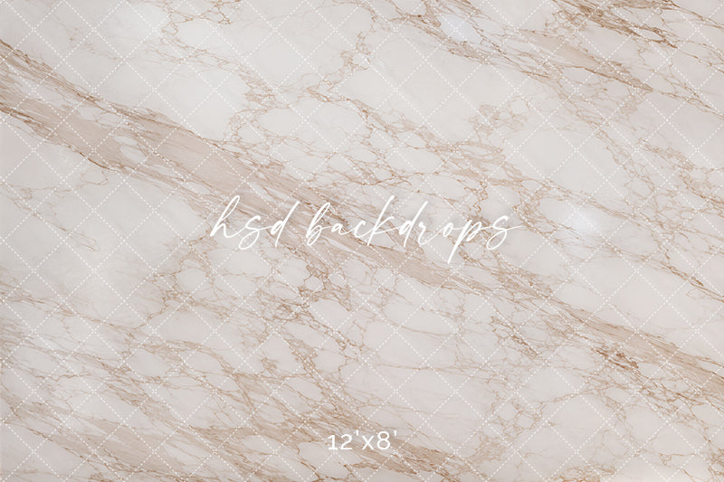 Champagne Marble Photography Floor Backdrop – Elegant Studio Floor Design | HSD Backdrops