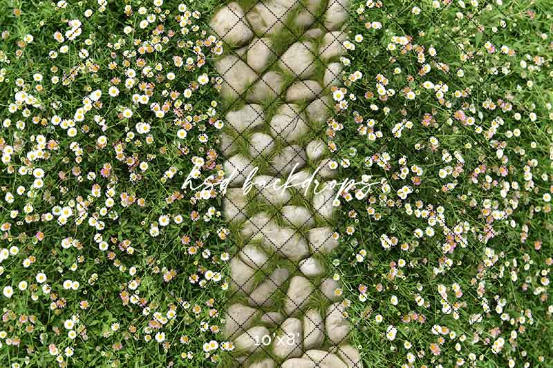 Mossy Stone Walkway Mat - HSD Photography Backdrops 