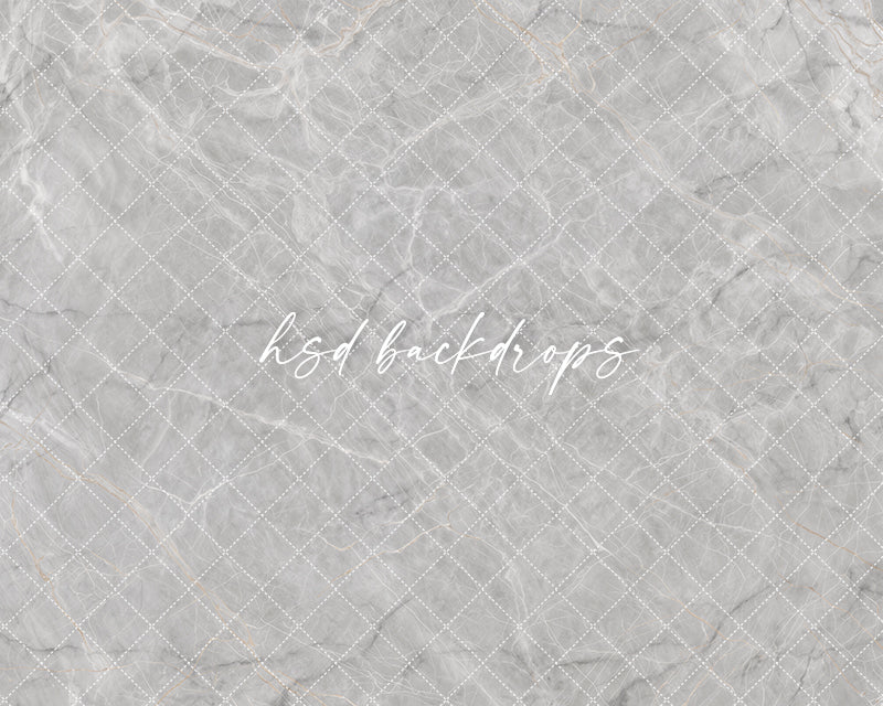 Elegant gray marble floor photography floor mat with realistic marble veining and smooth gray tones for luxury portraits and product photos.