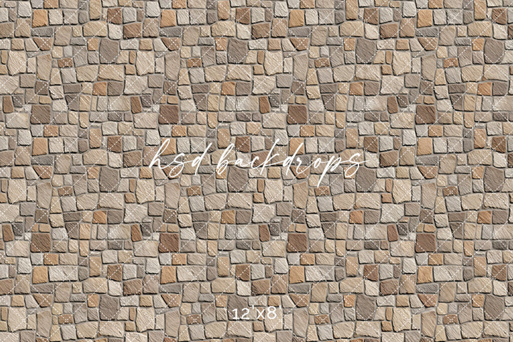 European Stone Floor – Rustic Neutral Backdrop for Photo Sessions