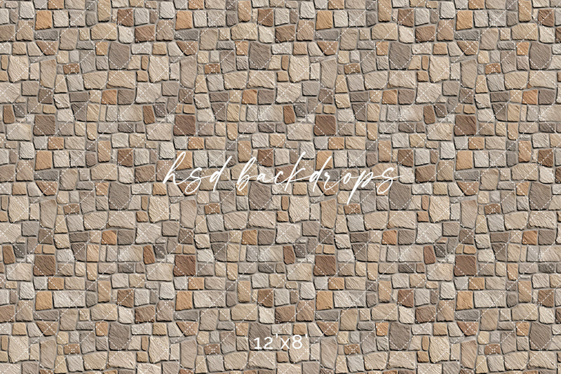 European Stone Floor – Rustic Neutral Floor Mat