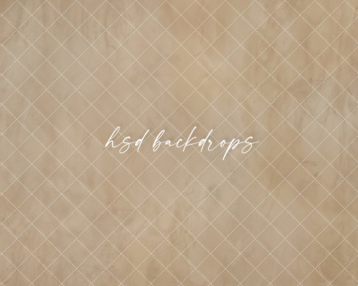 Neutral concrete texture photography floor backdrop with soft beige stone finish, designed for First Communion and baptism chapel portrait sessions.