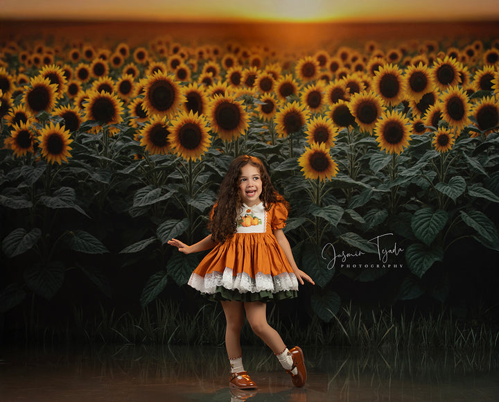 Sunflower Field Sunset (sweep options)