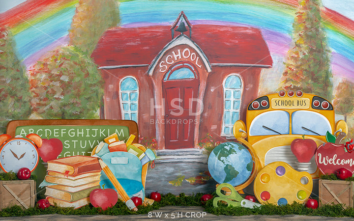 Back to School Supplies - HSD Photography Backdrops 