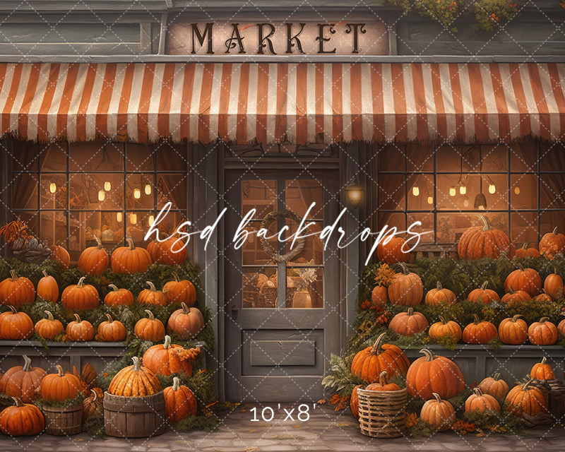 Pumpkin Market - HSD Photography Backdrops 