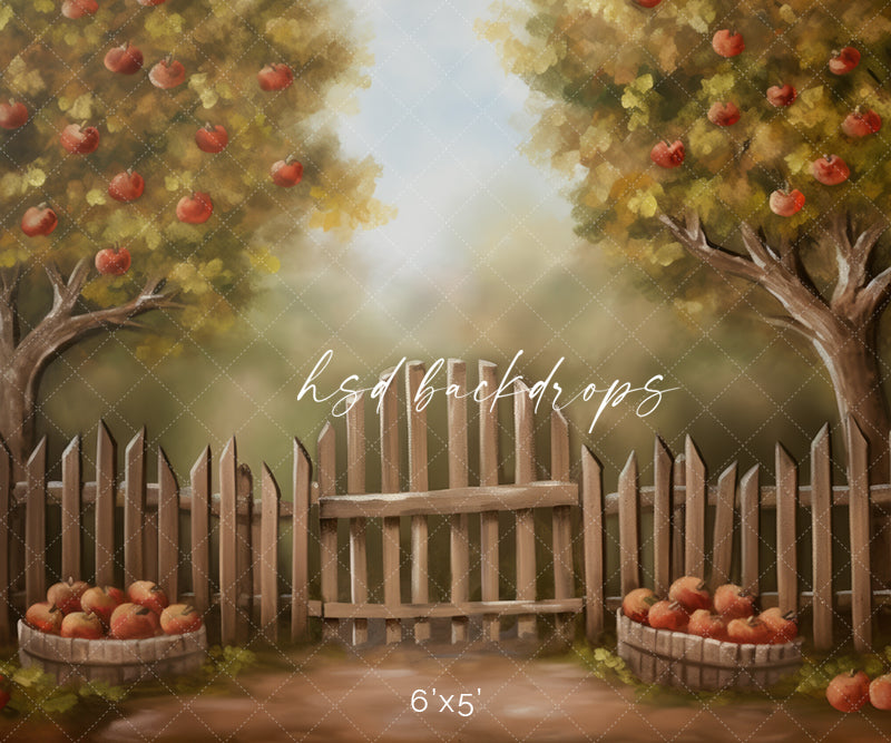 Apple Trees Autumn Photography Backdrop for Photoshoot – HSD ...