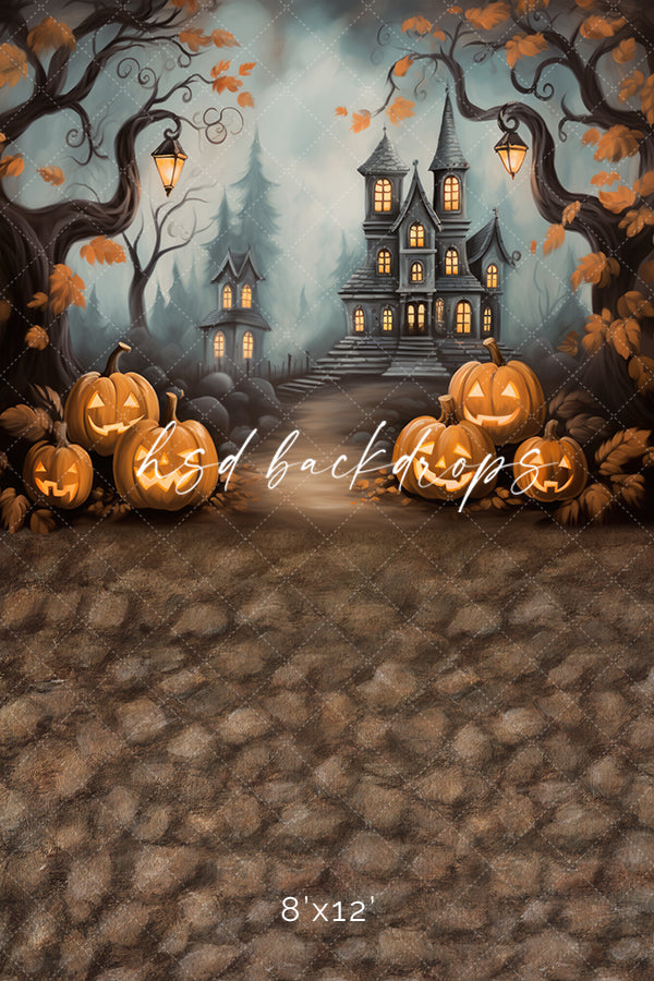 Haunted Mansion View (sweep options) - HSD Photography Backdrops 