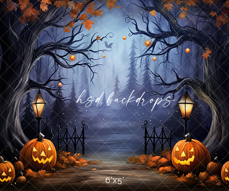 Halloween Photo Background for Party or Halloween Mini Sessions