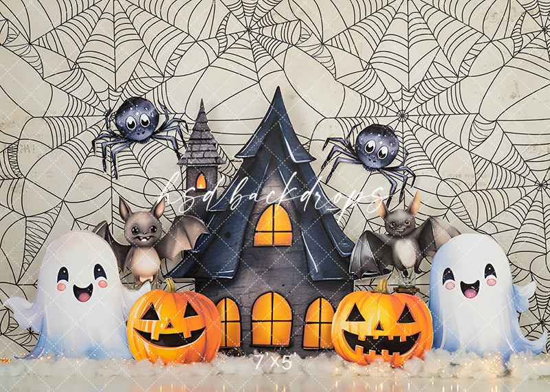 Cute Halloween Characters - HSD Photography Backdrops 