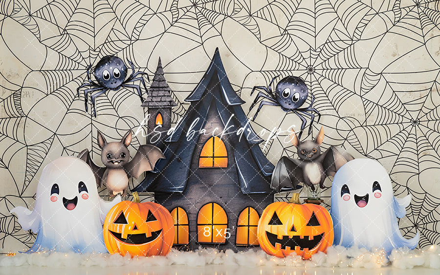 Cute Halloween Photo Background for Pictures and Cake Smash Session