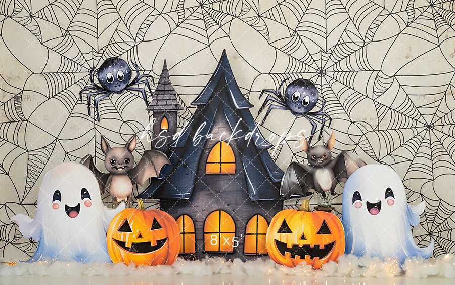 Cute Halloween Characters - HSD Photography Backdrops 