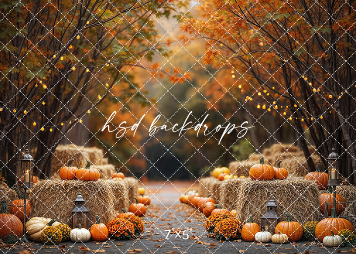 Harvest Hay & Pumpkins Lane (sweep options)