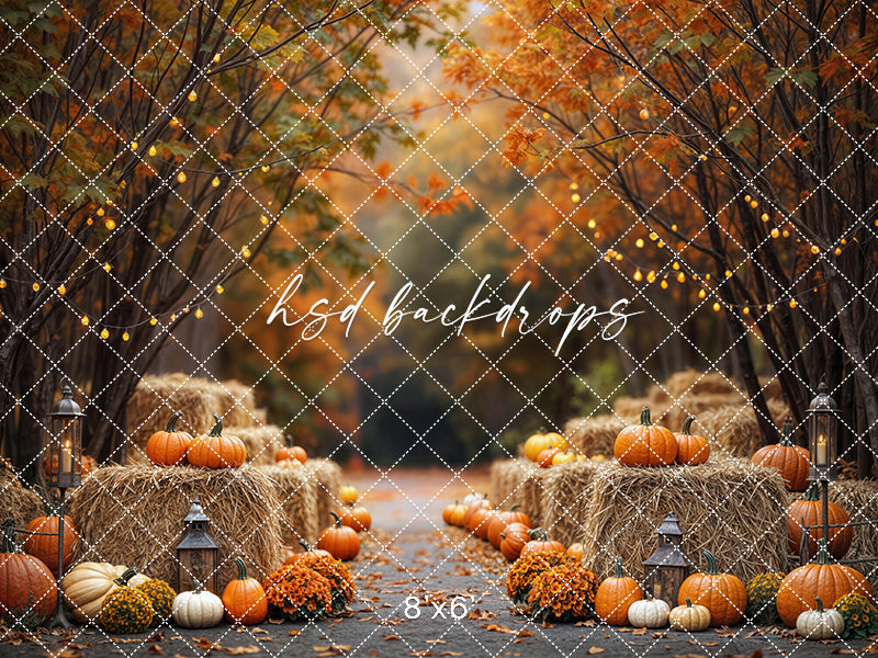 Harvest Hay & Pumpkins Lane (sweep options)