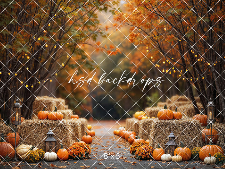 Harvest Hay & Pumpkins Lane (sweep options)
