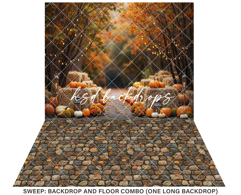 Harvest Hay & Pumpkins Lane (sweep options)