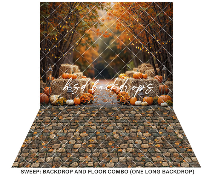 Harvest Hay & Pumpkins Lane (sweep options)