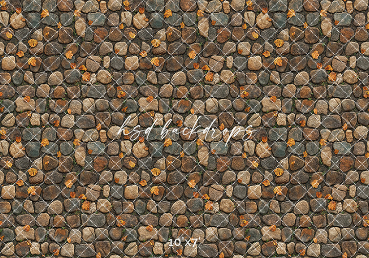 Autumn Stonewalk Lane Floor Mat