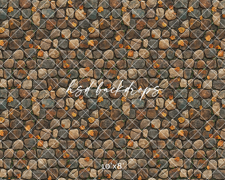 Autumn Stonewalk Lane Floor Mat