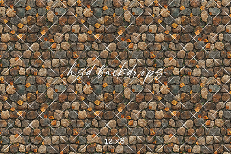 Autumn Stonewalk Lane Floor Mat