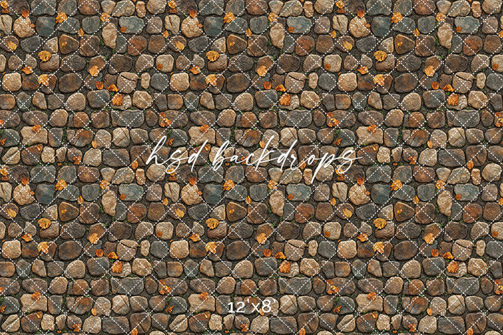 Autumn Stonewalk Lane Floor Mat