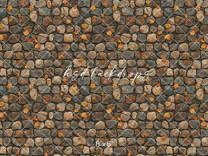 Autumn Stonewalk Lane Floor Mat