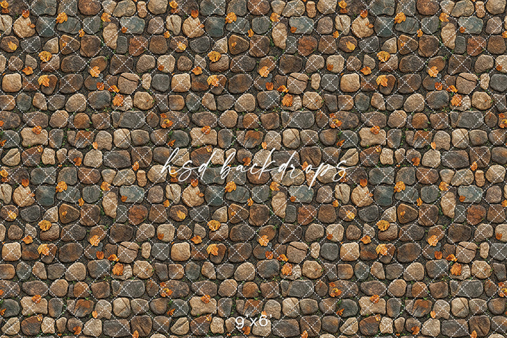 Autumn Stonewalk Lane Floor Mat