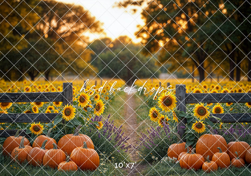 Pumpkin & Sunflower Path (sweep options)