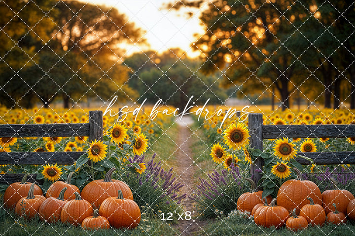 Pumpkin & Sunflower Path (sweep options)