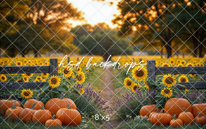 Pumpkin & Sunflower Path (sweep options)