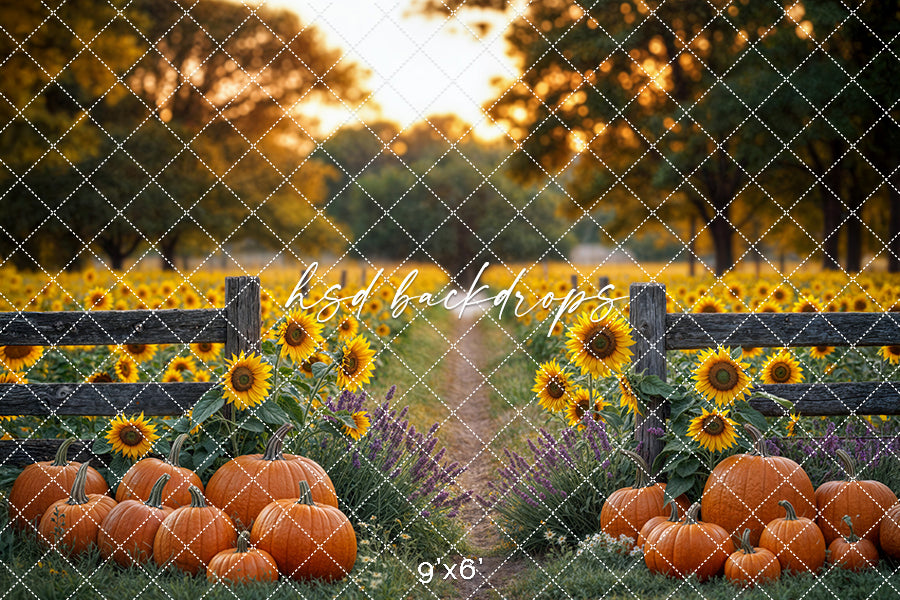 Pumpkin & Sunflower Path (sweep options)