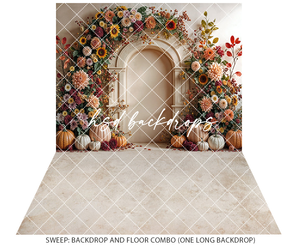 Blush & Bloom Fall Arch (sweep options)