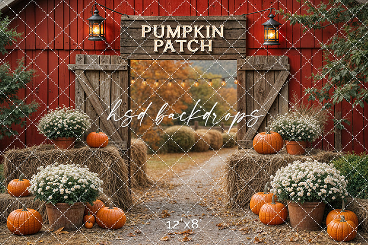 Fall Farm Barn Entrance (sweep options)