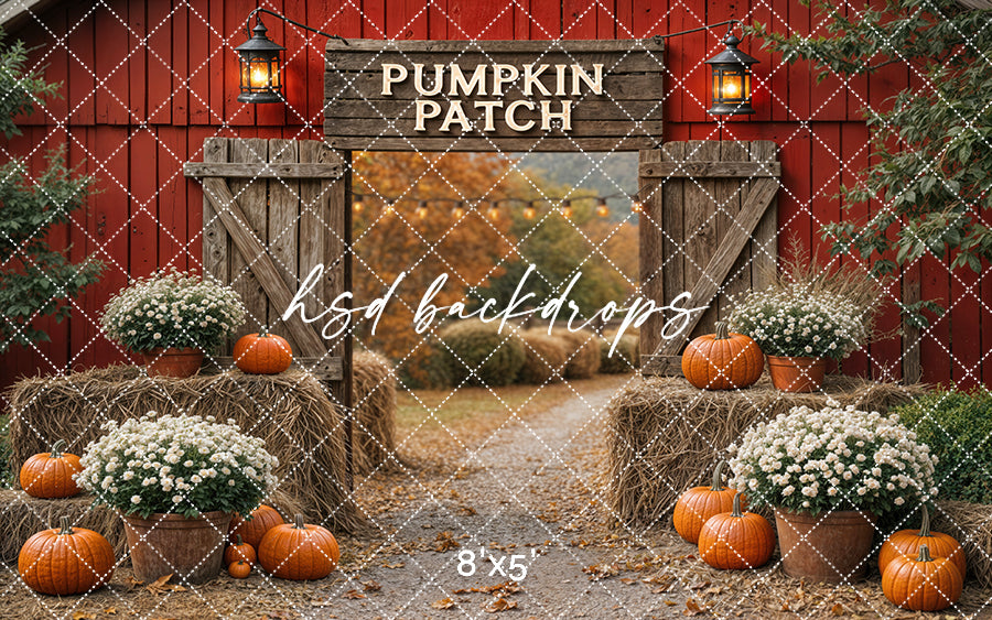 Fall Farm Barn Entrance (sweep options)