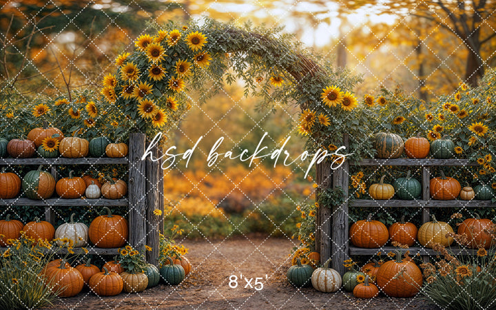 Pumpkin Patch Arbor (sweep options)