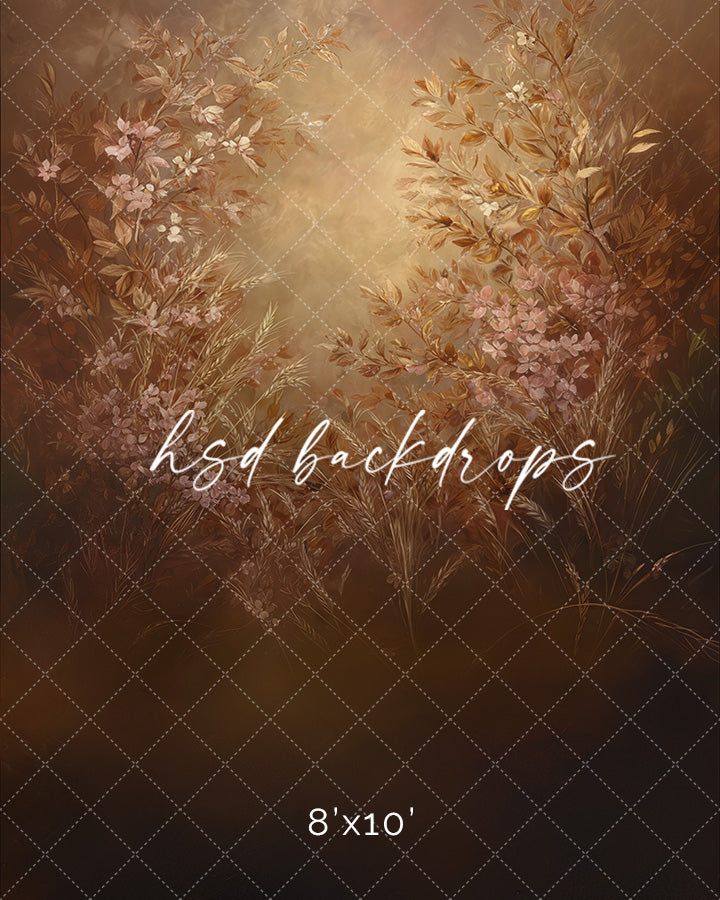 Golden Meadow Bloom – Fine Art Fall Floral Backdrop