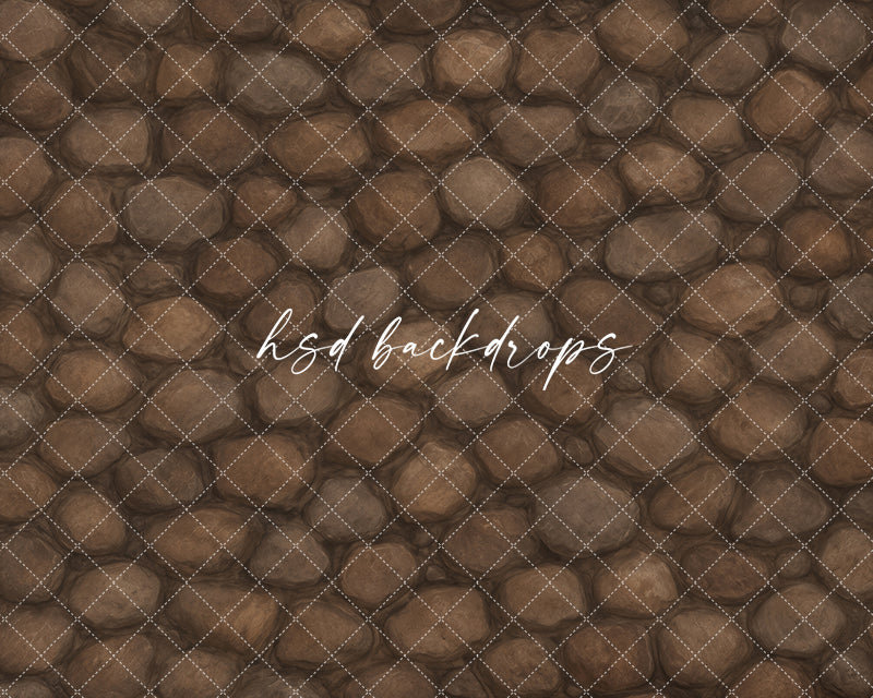 Weathered River Rock Photography Backdrop – Earthy Studio Background | HSD Backdrops